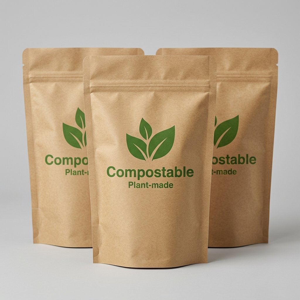 Compostable Pouches (Plant-made)