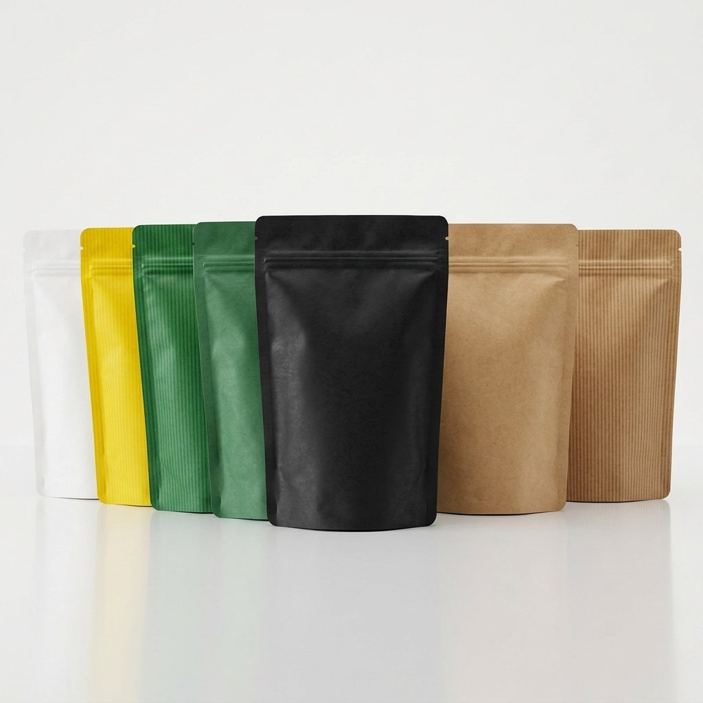 Kraft_paper_stand_up_pouches_202606211356 Kraft Paper Stand Up Pouches - Image 1