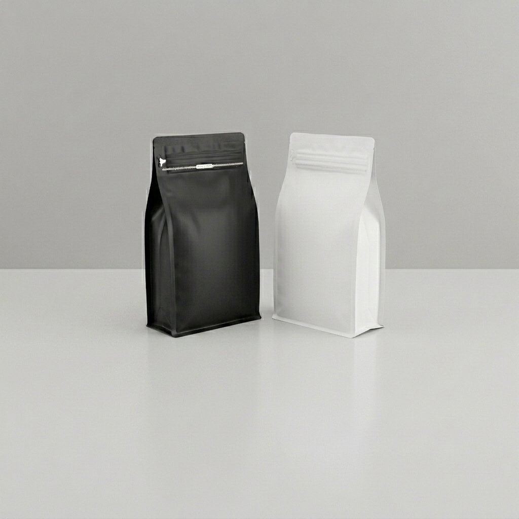 Recyclable_flat_bottom_pouch_upr…_202606221305 Recyclable Flat Bottom Pouch With Tear Off Zipper - Image 1