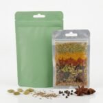 Three Side Seal Pouches With Zipper (Clear Front / Solid Back) - Image 9