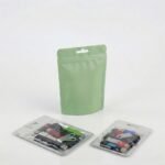 Three Side Seal Pouches With Zipper (Clear Front / Solid Back) - Image 8