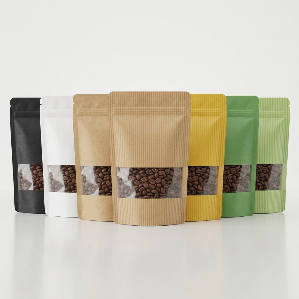 Stand_Up_Pouches_With_Window_202606211355 Rectangle Window Stand Up Pouches - Image 1