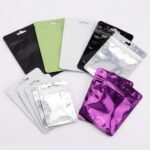 Three Side Seal Pouches With Zipper (Clear Front / Solid Back) - Image 3